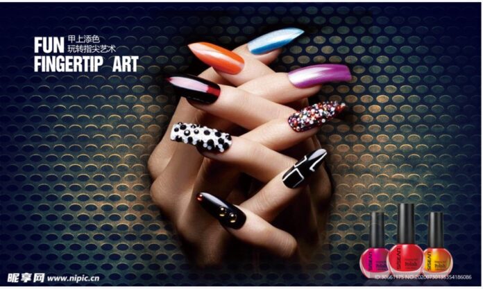 Mẫu quảng cáo sơn móng tay