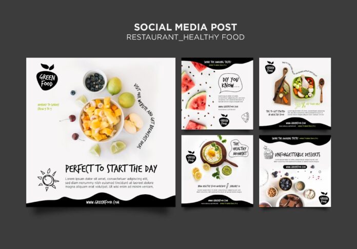 Social Media Post Healthy Food