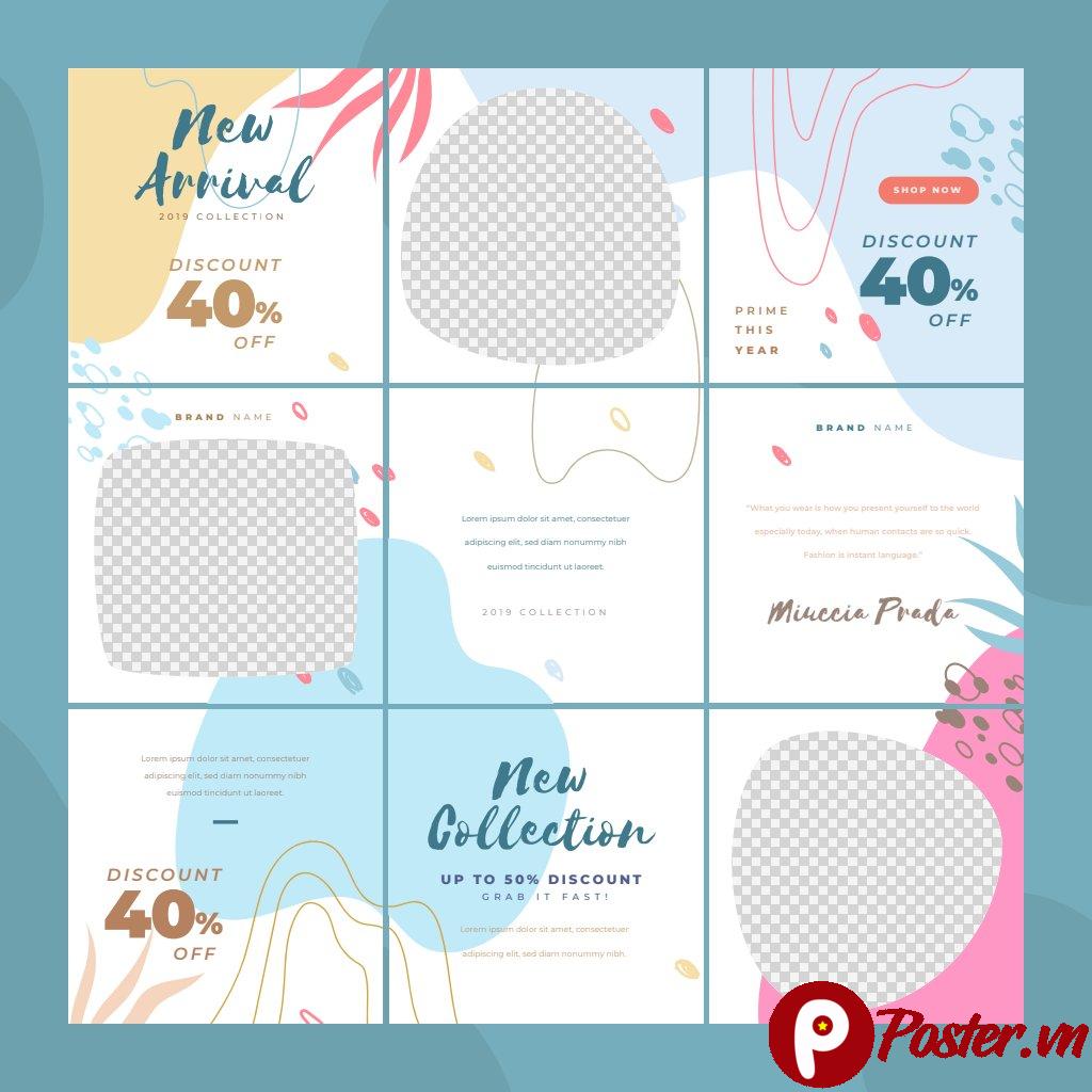 Mẫu Social Media Post Khuyến Mãi