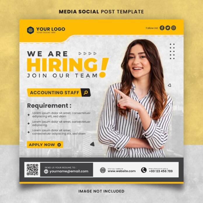 Mẫu Social Post Tuyển Dụng