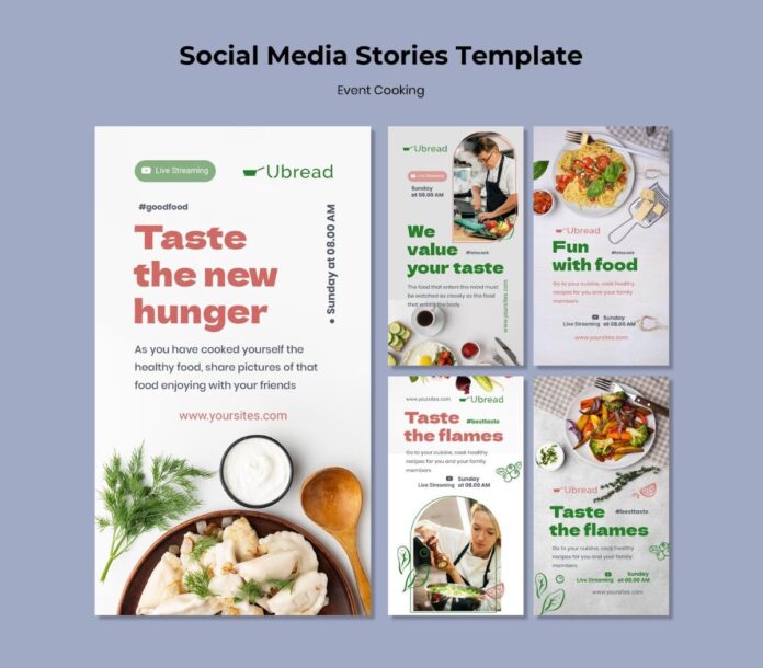 Mẫu Story Instagram Nấu Ăn