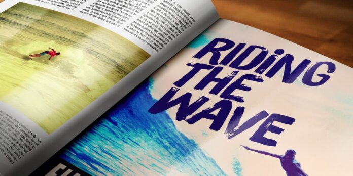 Mẫu tạp chí thiết kế đẹp