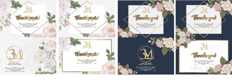 Mẫu thiệp mời cảm ơn đẹp