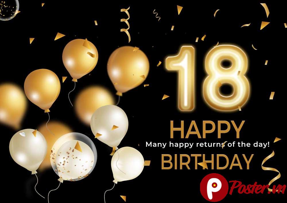 Thiệp mời sinh nhật vector - Chi tiết 2