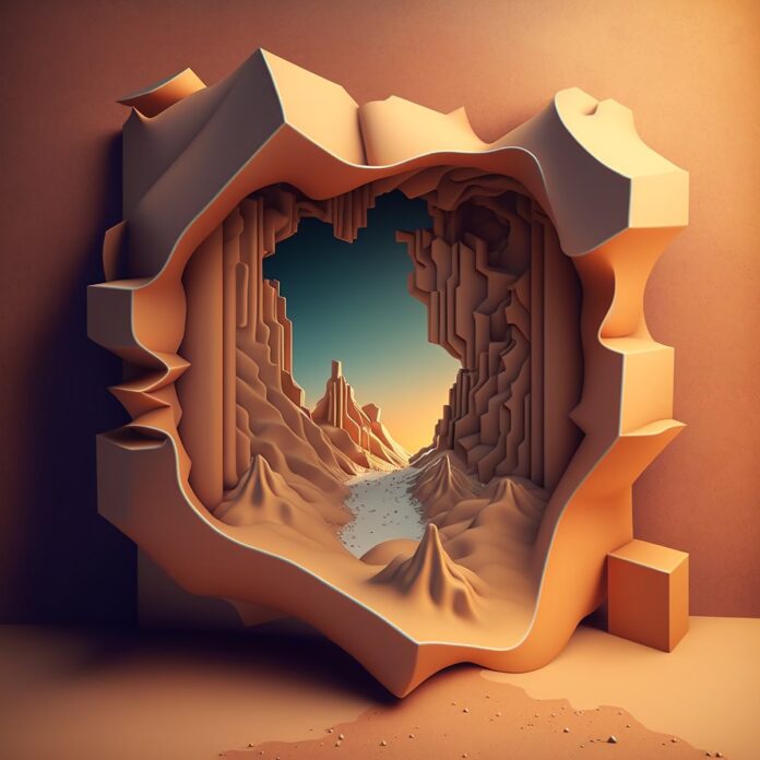 Thiết kế 3D phong cảnh độc đáo