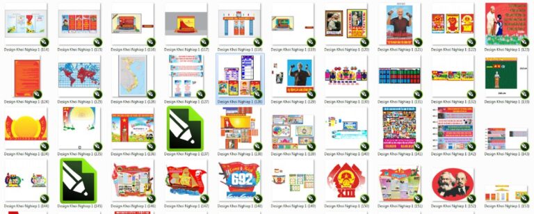 Mẫu thiết kế đồ họa đa dạng