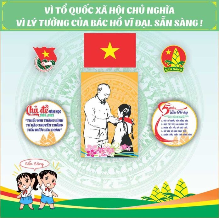 Mẫu trang trí phòng Đội