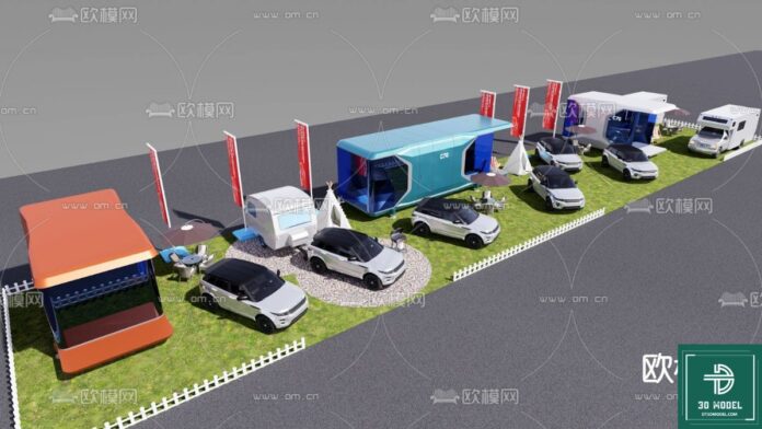 Mẫu triển lãm SketchUp 3D