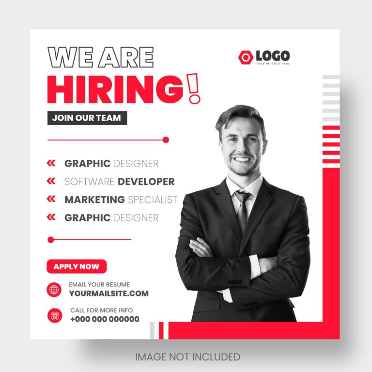 Mẫu tuyển dụng vector EPS chuyên nghiệp