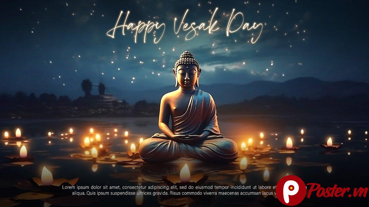 Mẫu Vesak 2024 đẹp - Chi tiết 1