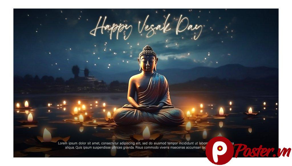 Mẫu Vesak 2024 đẹp
