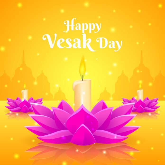 Vesak Day Vector