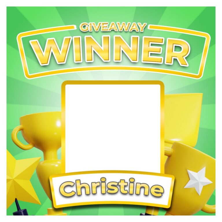 Mẫu Winner Giveaway Đẹp