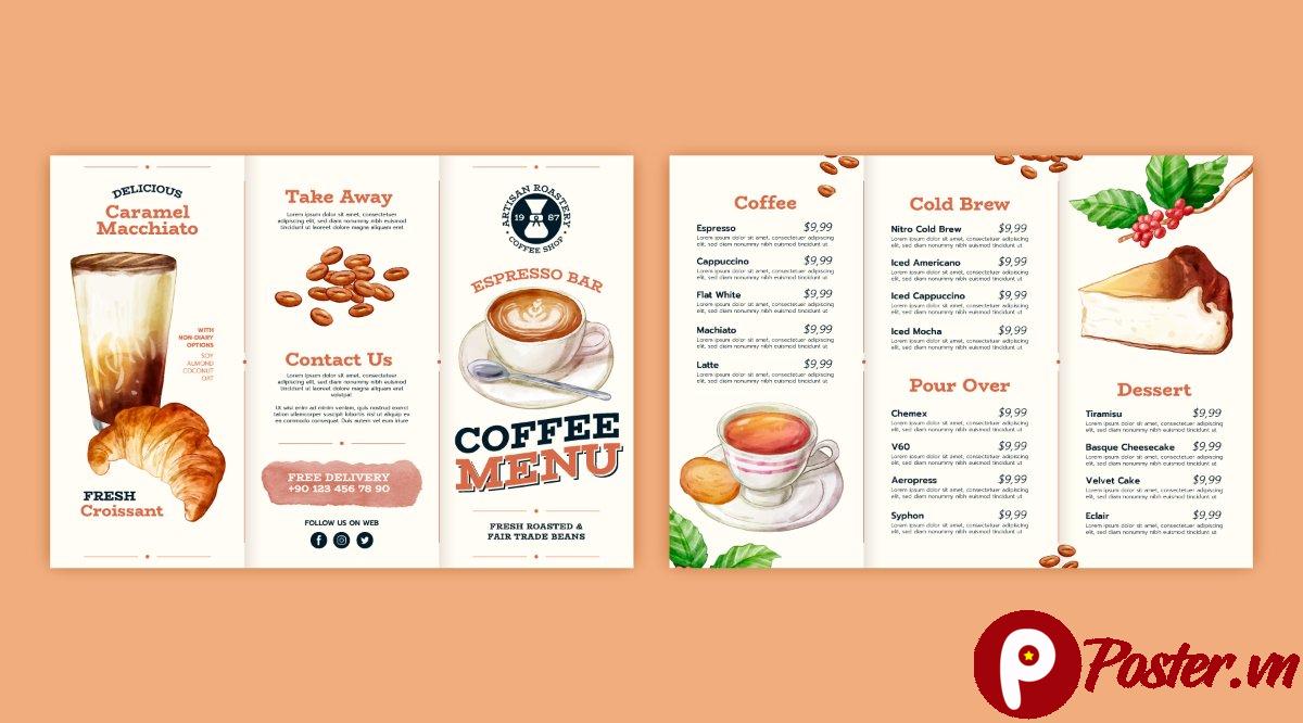 Menu Smoothie Detox Vector - Chi tiết 1