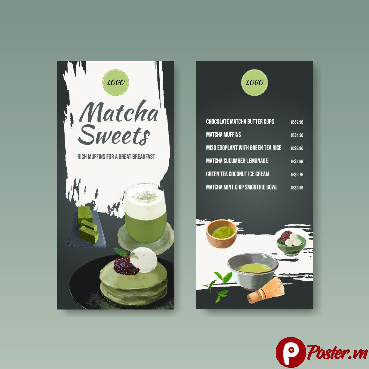 Menu Smoothie Detox Vector - Chi tiết 2