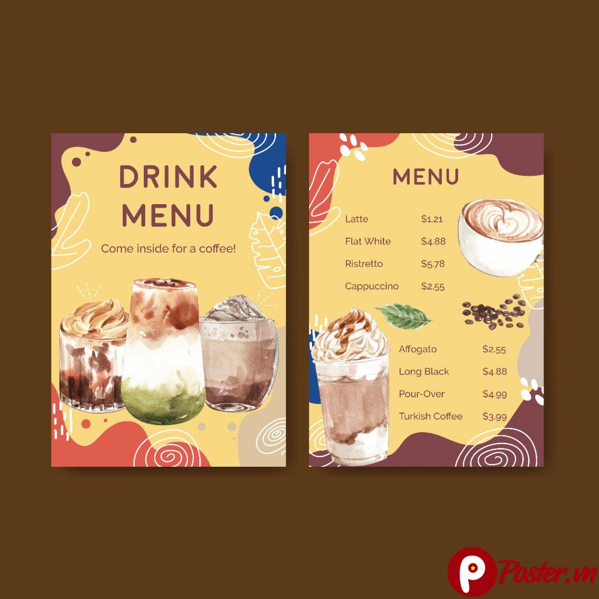 Menu Smoothie Detox Vector - Chi tiết 3