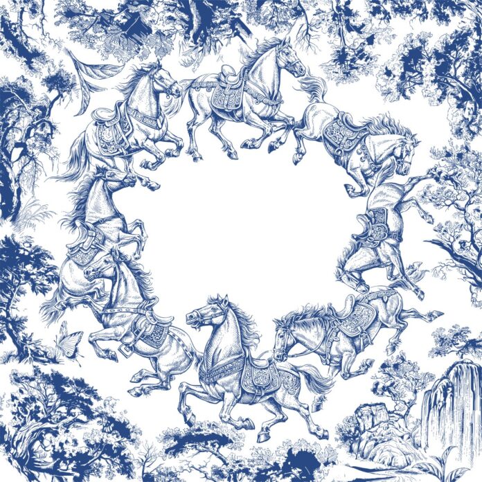 Minh họa ngựa vector EPS