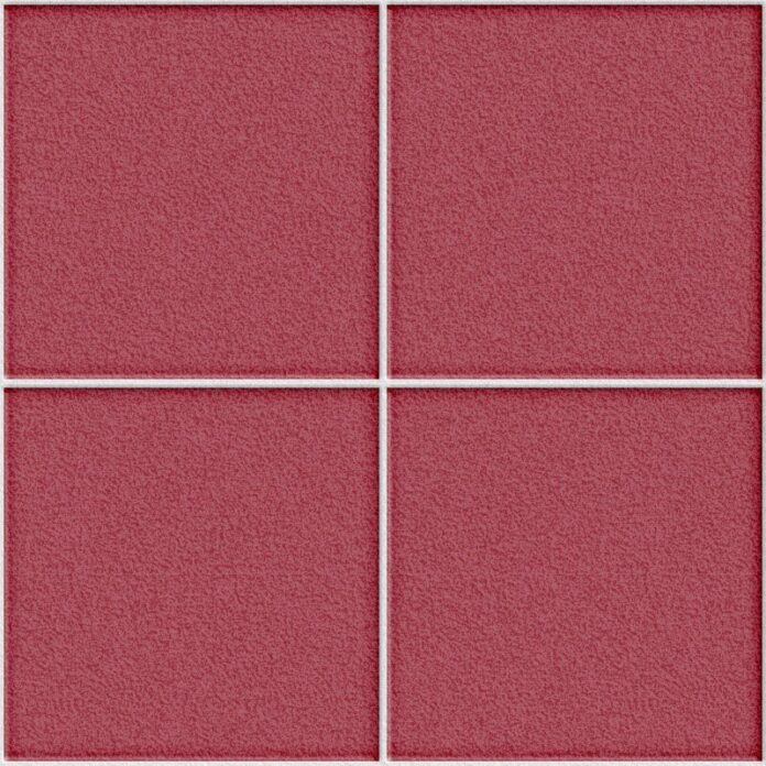 Texture gạch đỏ đô tối giản, mẫu hình học 2x2 cho thiết kế nội thất hiện đại và công nghiệp.