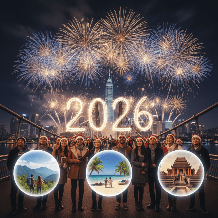 Tết Dương Lịch 2026 Nghỉ Mấy Ngày? 3 Lịch Trình Gợi Ý Lịch nghỉ Tết Dương Lịch 2026 và các gợi ý cho kỳ nghỉ dài, địa điểm du lịch, xem pháo hoa và chương trình khuyến mãi đón năm mới