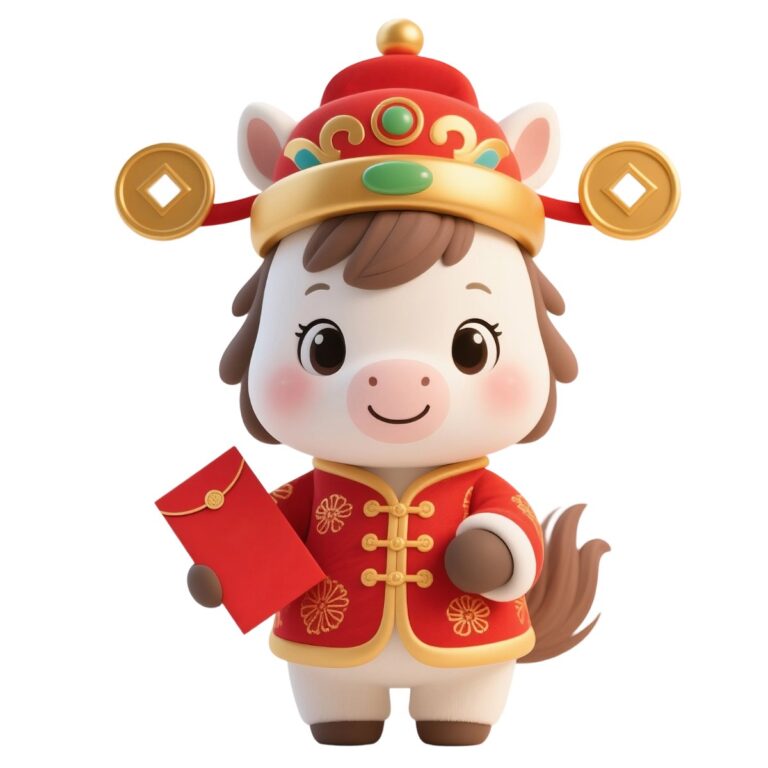 Ngựa 3D Tết 2025 hoạt hình