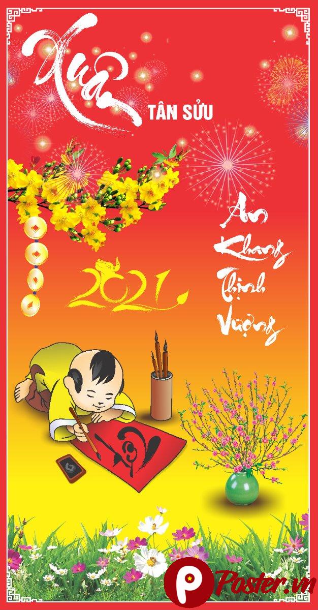 Pano Đứng Mừng Xuân Tân Sửu - Chi tiết 5