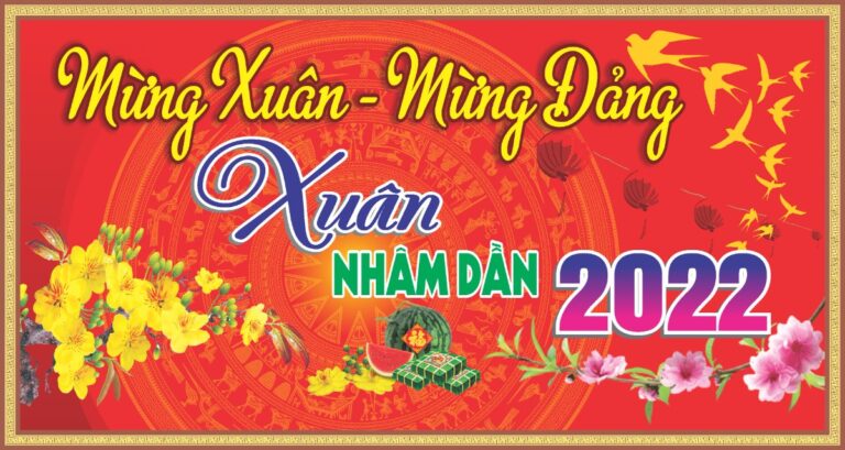 Pano Mừng Đảng Mừng Xuân Nhâm Dần 2022