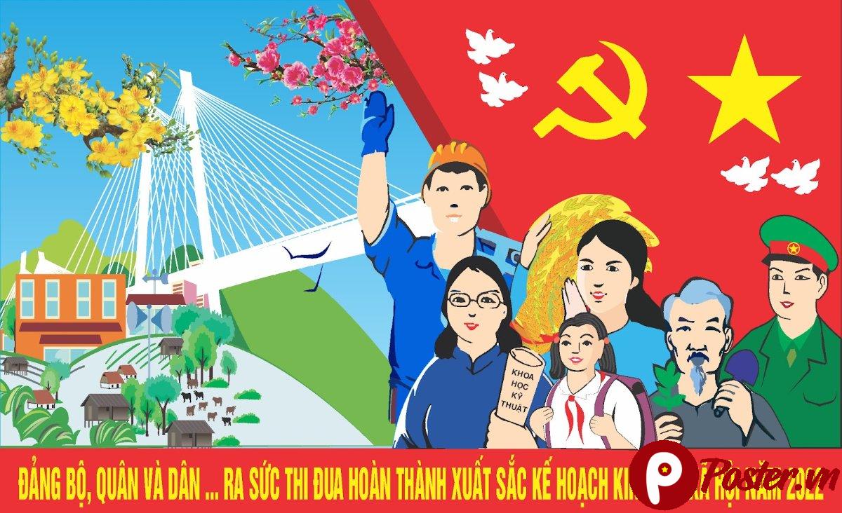 Pano Mừng Đảng Mừng Xuân