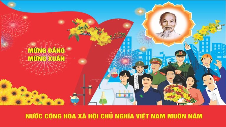 Pano Mừng Đảng Mừng Xuân