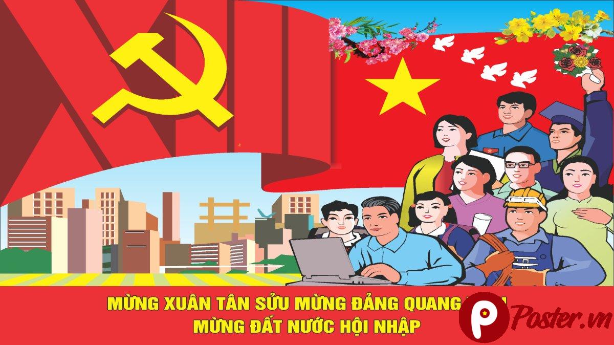 Pano Mừng Đảng Mừng Xuân