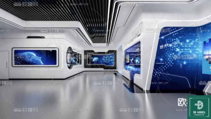 Phòng triển lãm SketchUp hiện đại