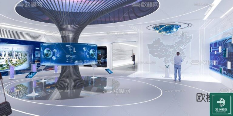 Phòng triển lãm SketchUp hiện đại