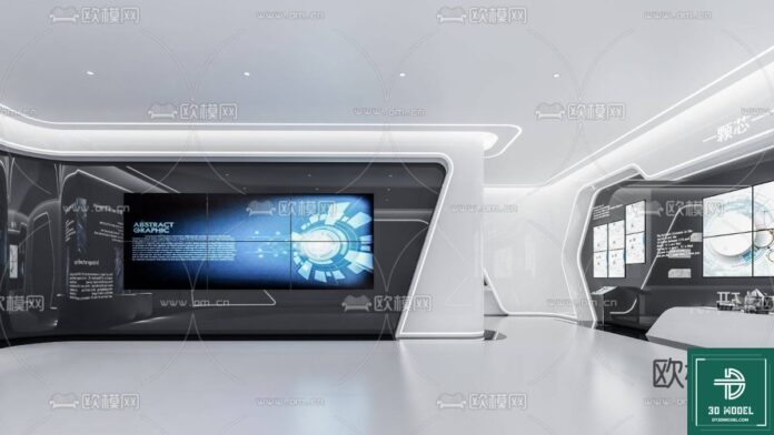 Phòng triển lãm SketchUp hiện đại