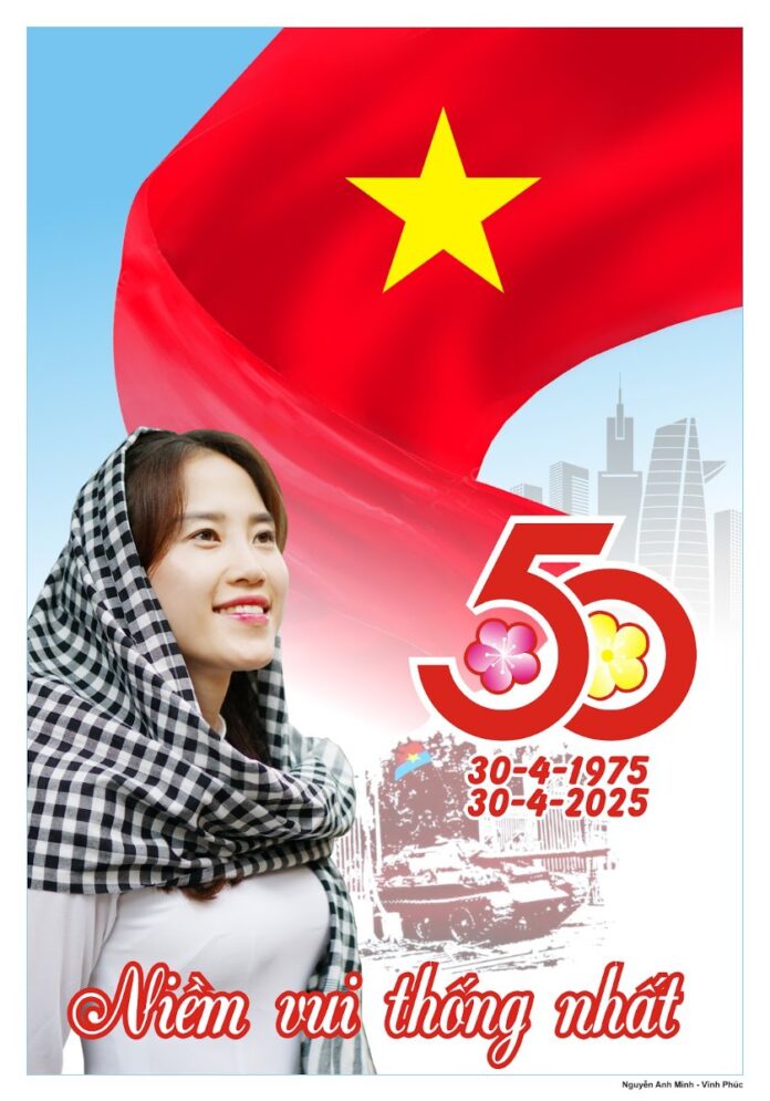 Poster 30/4 1/5 Niềm Vui Thống Nhất