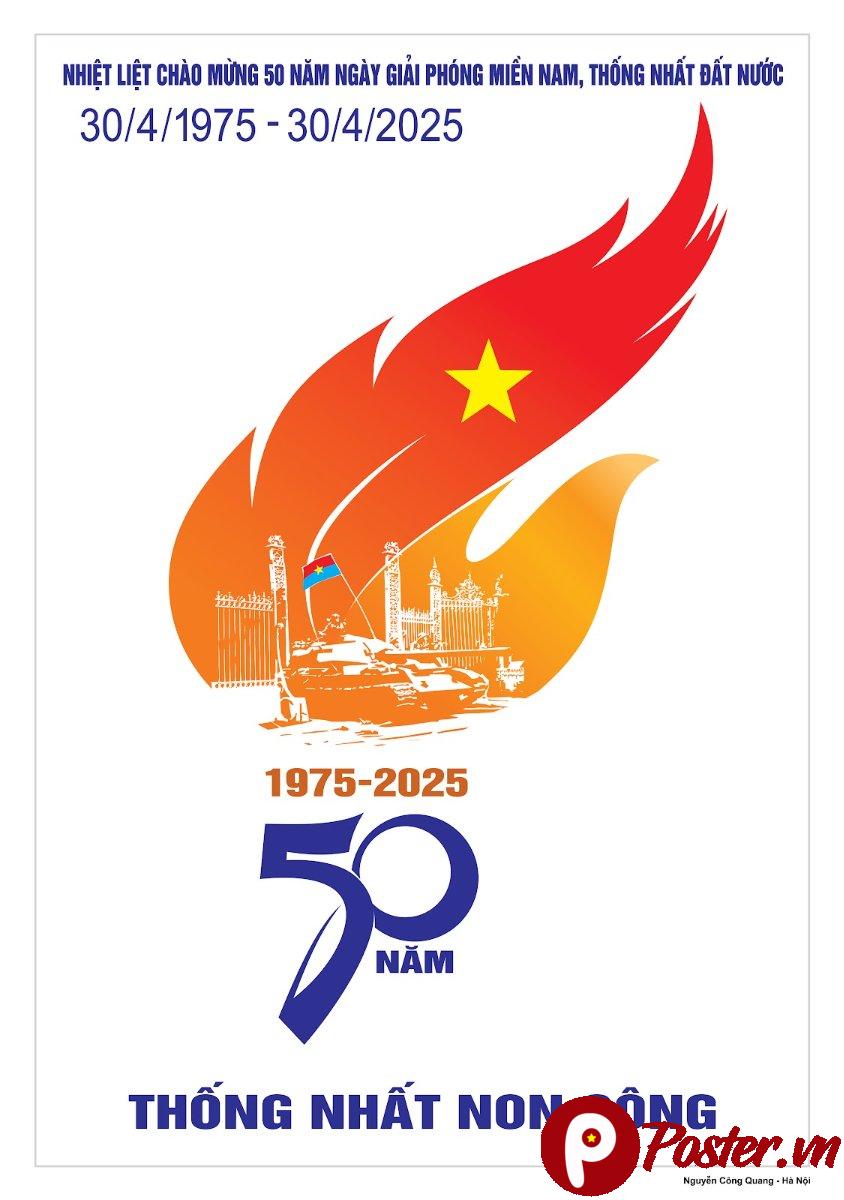 Poster 30/4/1975-2025 vector