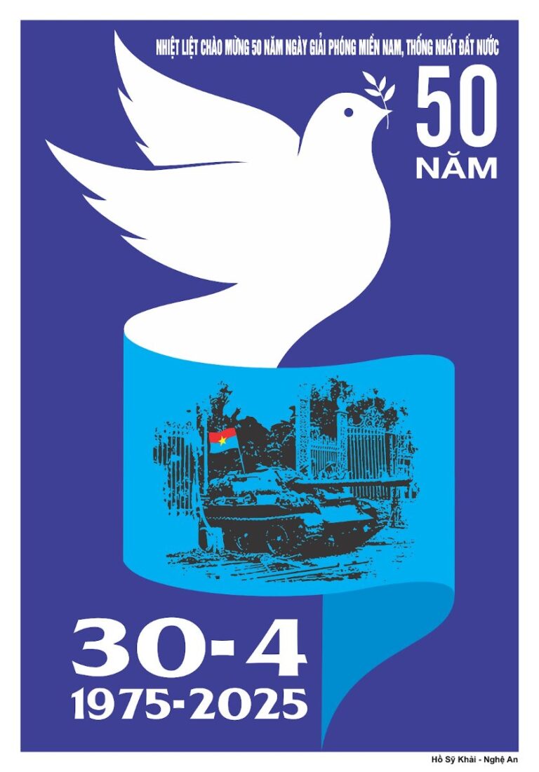Poster 30/4 kỷ niệm 50 năm