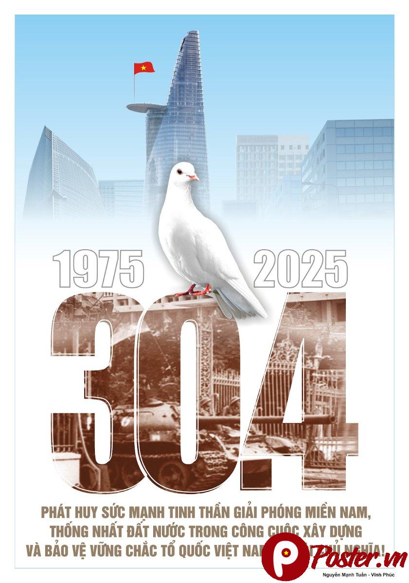 Poster 30/4/1975-2025 Vector