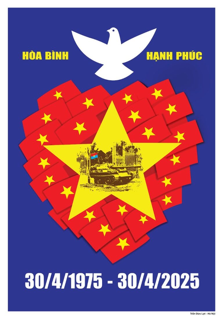 Poster 30/4/1975 - 30/4/2025 Vector