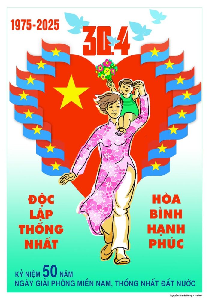 Poster 30/4 Giải Phóng Miền Nam