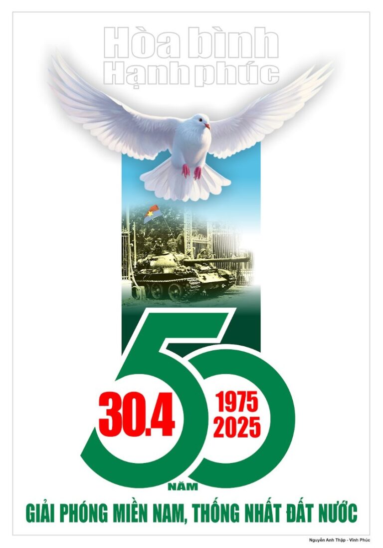 Poster 30/4 Giải phóng miền Nam