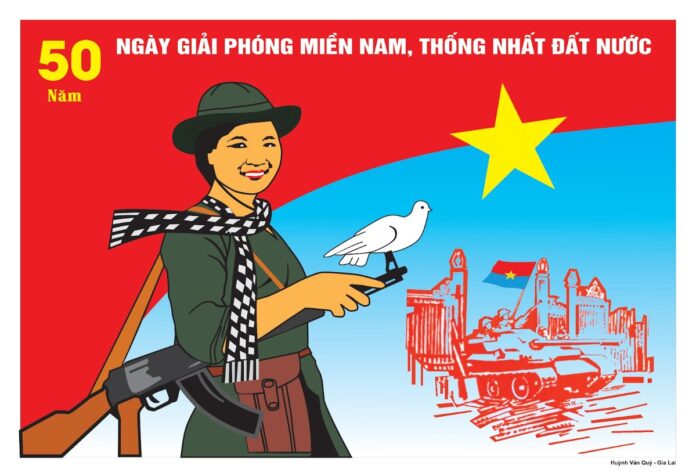 Poster 30/4 Vector Giải Phóng Miền Nam