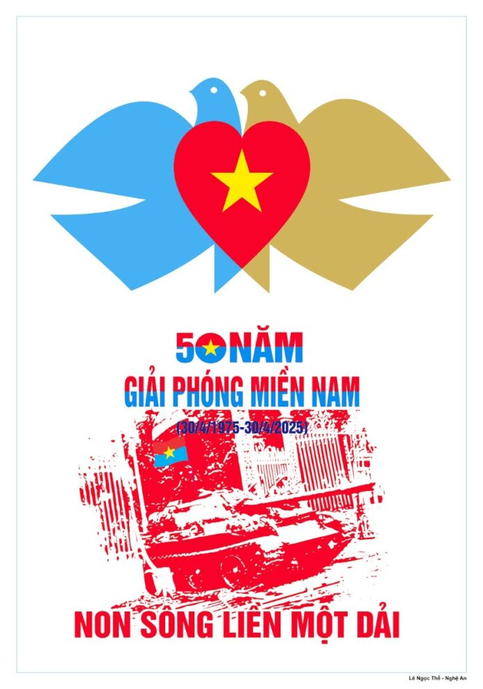 Poster 50 Năm Giải Phóng Miền Nam
