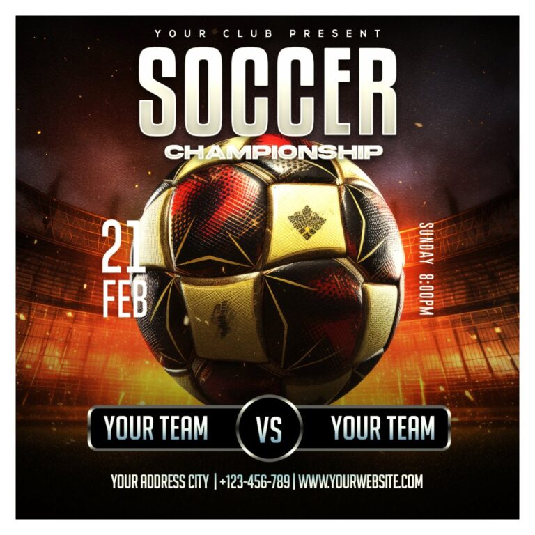 Poster bóng đá chuyên nghiệp