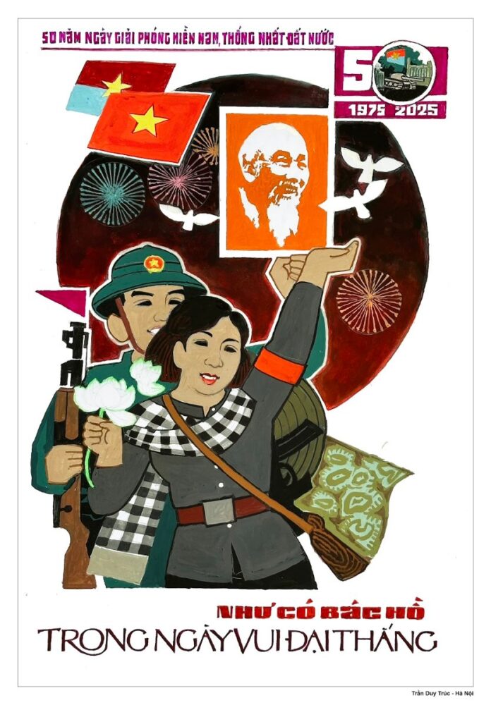 Poster Giải Phóng Miền Nam 30/4