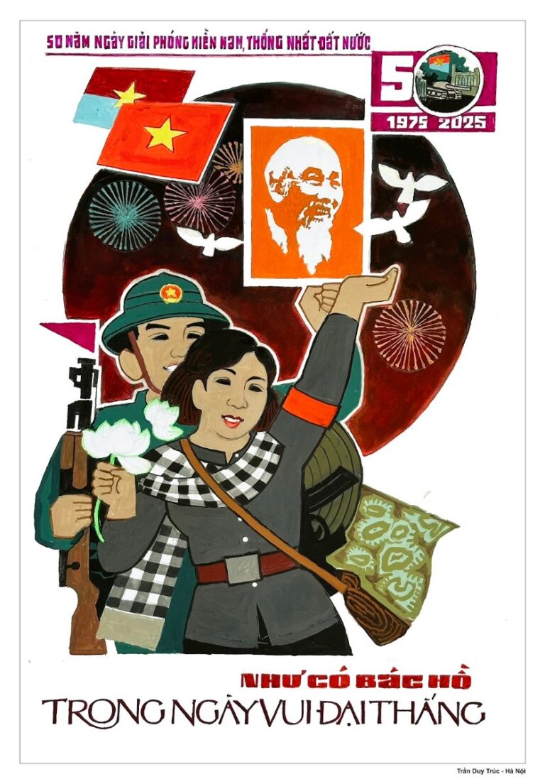 Poster Giải Phóng Miền Nam 30/4