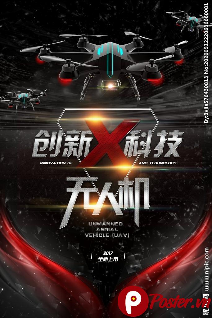 Poster công nghệ drone