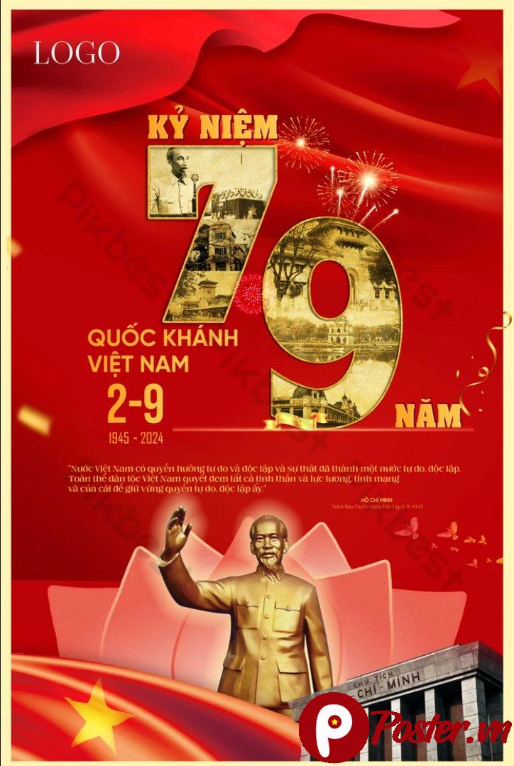 Poster Kỷ Niệm Quốc Khánh 2-9