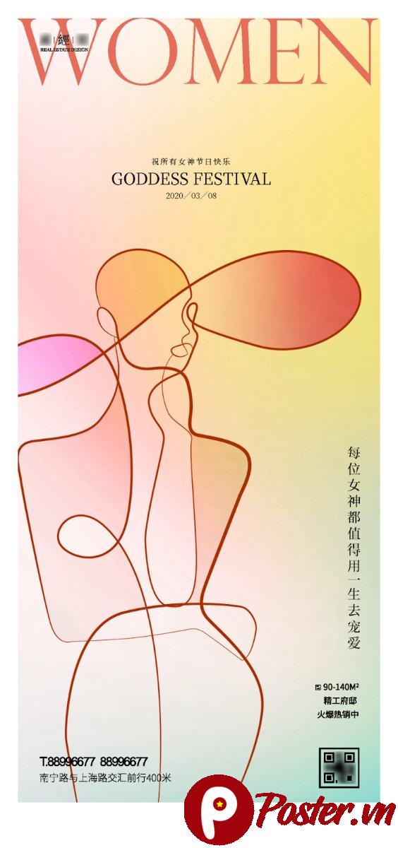 Poster Ngày Quốc Tế Phụ Nữ