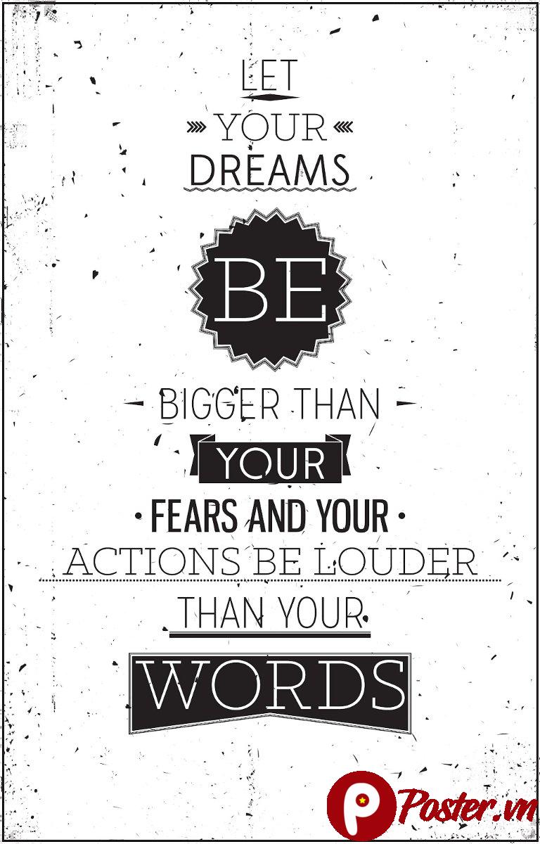 Poster quote động lực