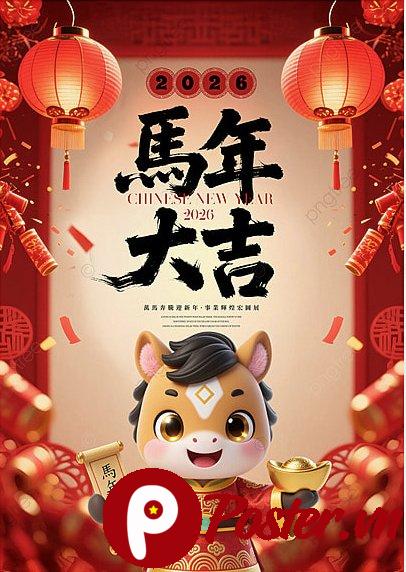 Poster Tết 2026 Đinh Tỵ