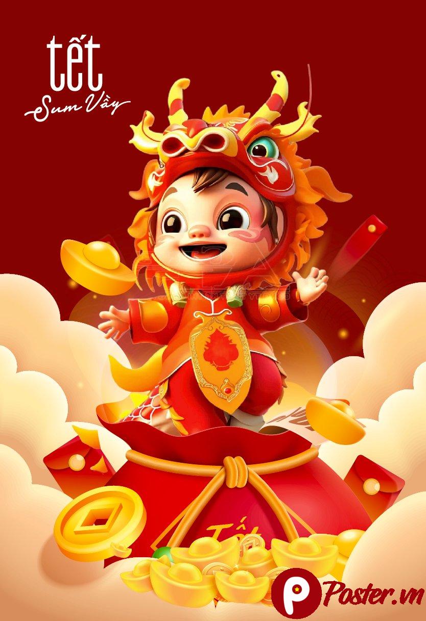 Poster Tết Ất Tỵ 2025 Vector Đẹp & Độc Đáo - 15irBdena4HfkuFiXJGBuwDc_LcCjlmGV